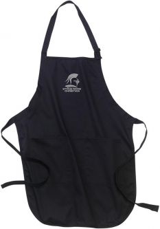 Full Length Apron with Pockets, Navy